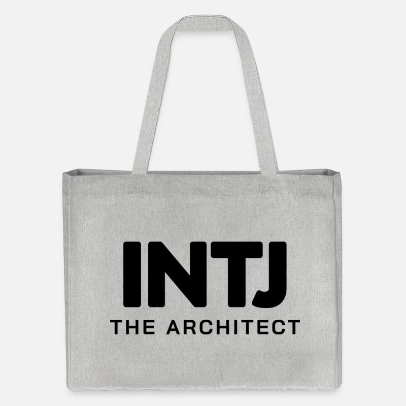 INTJ – L’Architecte | Design minimaliste - Cabas recyclé Stanley/Stella - gris chiné