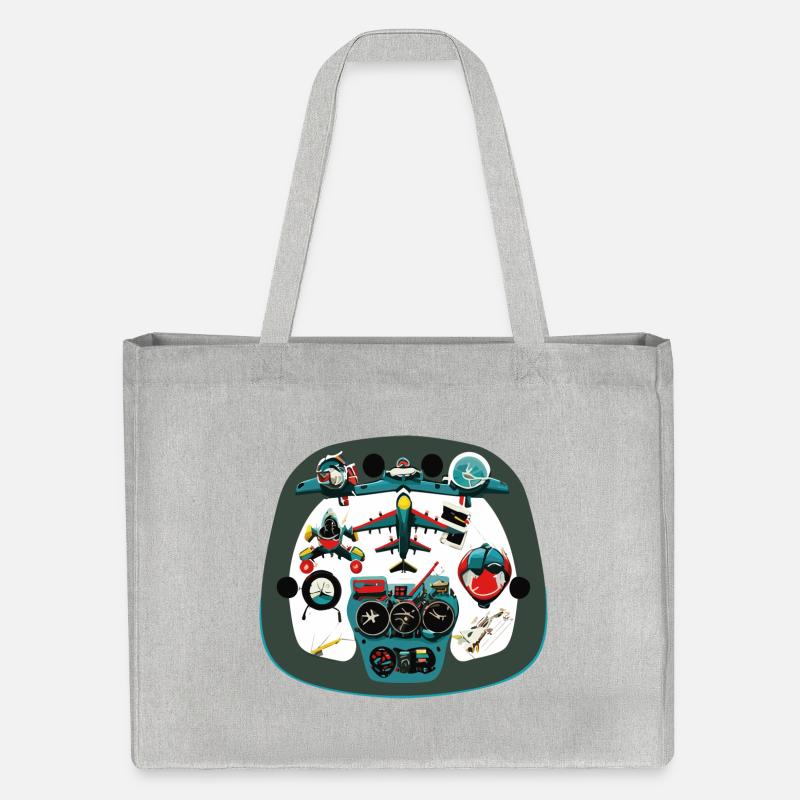 Instruments de vol - Cabas recyclé Stanley/Stella - gris chiné