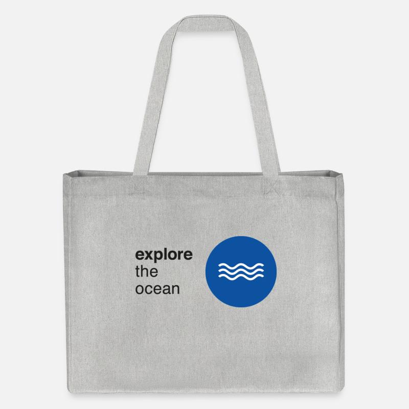 Explore-the-Ocean - Cabas recyclé Stanley/Stella - gris chiné