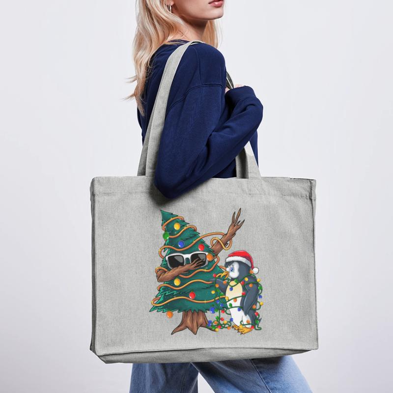 Dapping Tannenbaum -Dapping Weihnachtspullover Stanley/Stella recycelter Shopping Bag