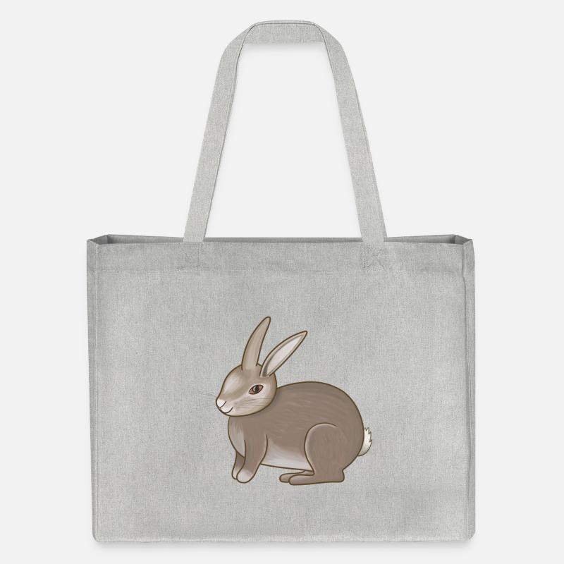 Lapin brun - Cabas recyclé Stanley/Stella - gris chiné