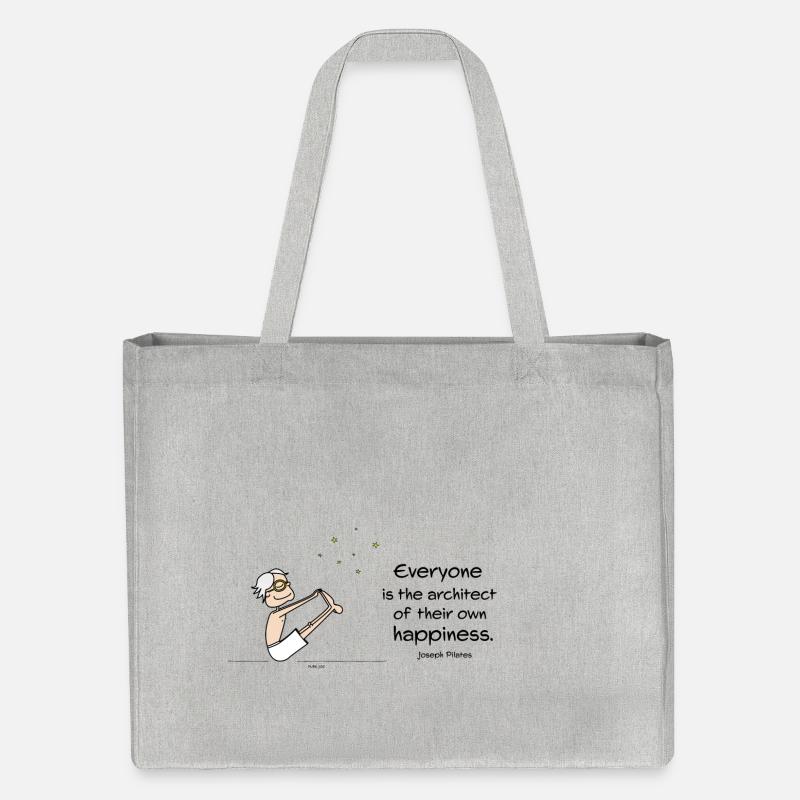 Architecte du bonheur - Cabas recyclé Stanley/Stella - gris chiné