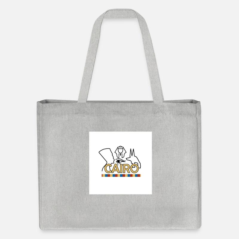 Kairo - Stanley/Stella recycelter Shopping Bag - Grau meliert
