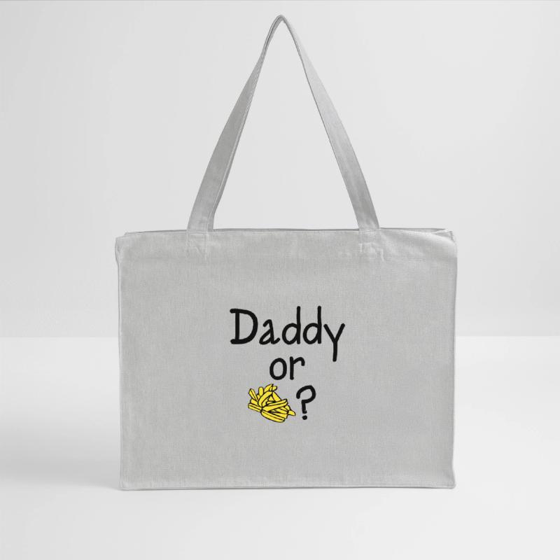 Daddy oder Chips? Stanley/Stella recycelter Shopping Bag