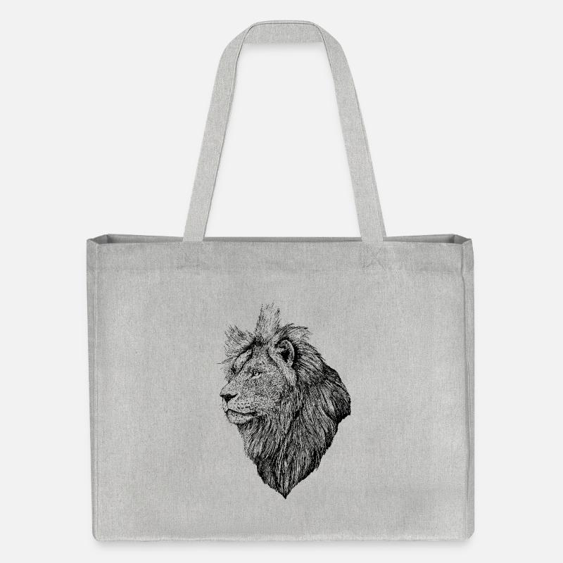 Mentalité de lion - Cabas recyclé Stanley/Stella - gris chiné