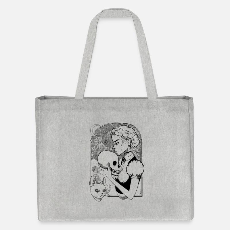 Good Night - Stanley/Stella recycelter Shopping Bag - Grau meliert