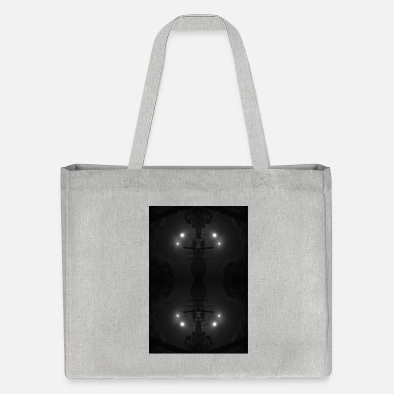 Dark Night V.2 - Stanley/Stella recycelter Shopping Bag - Grau meliert
