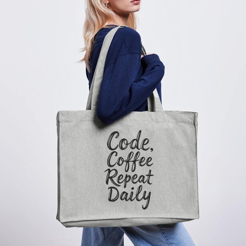 Code Sleep Debug Repeat Programmer Shirt Stanley/Stella Recycled Shopping Bag