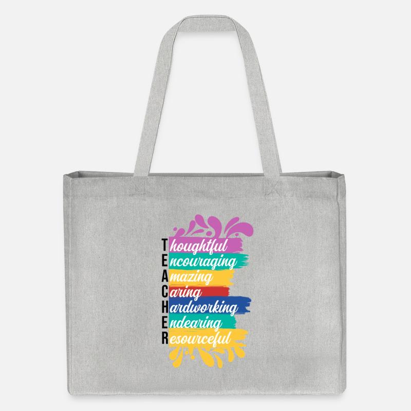 Enseignant étant - Cabas recyclé Stanley/Stella - gris chiné