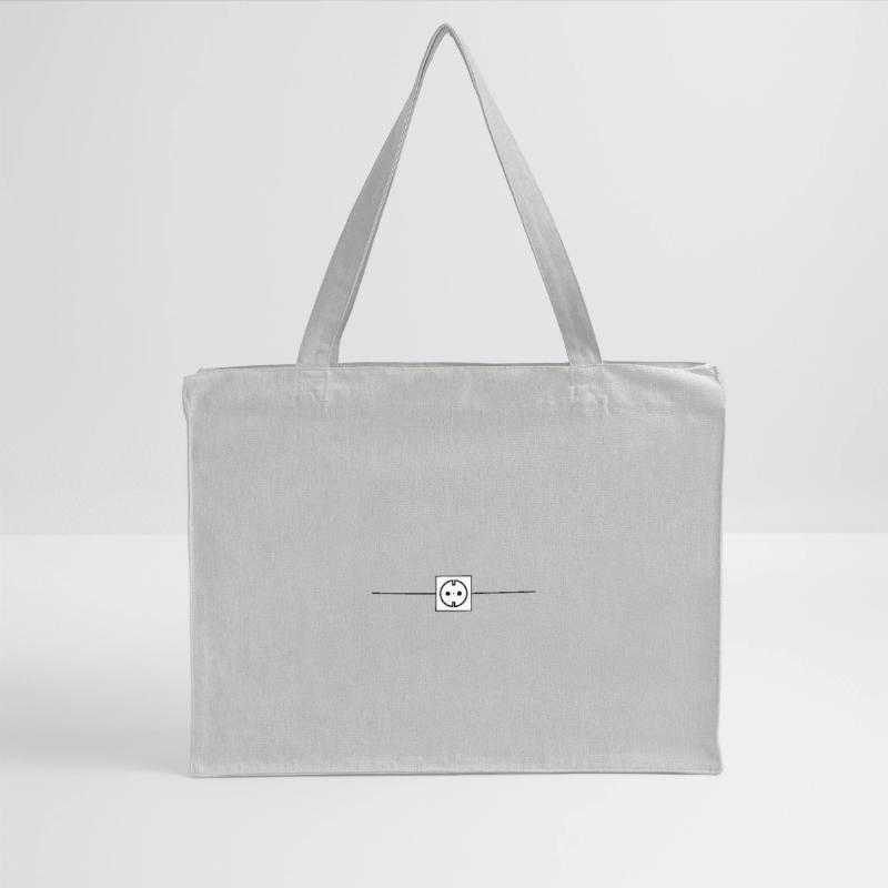 Socket Power Icon Electrician Stanley/Stella Recycled Shopping Bag