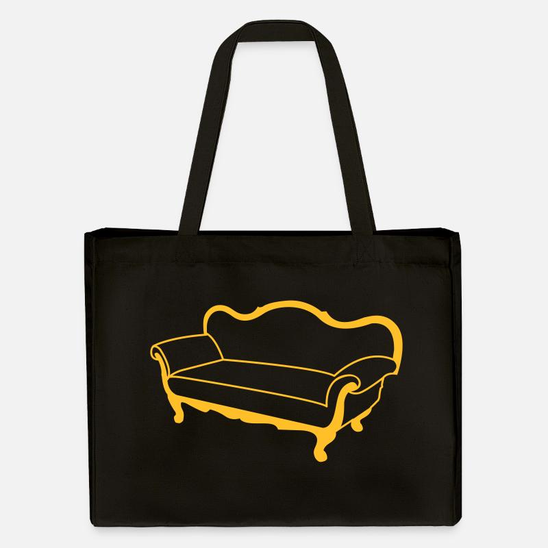 Sofa - Stanley/Stella Recycled Shopping Bag - black