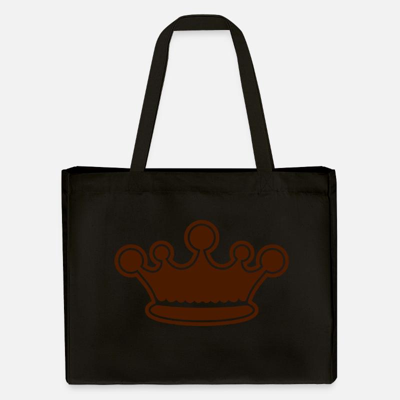 Crown de - Stanley/Stella recycelter Shopping Bag - Schwarz