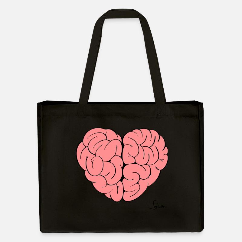 Brain 2.0 - Stanley/Stella Recycled Shopping Bag - black