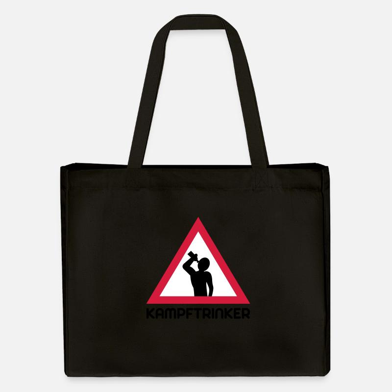 Kampftrinker - Stanley/Stella recycelter Shopping Bag - Schwarz
