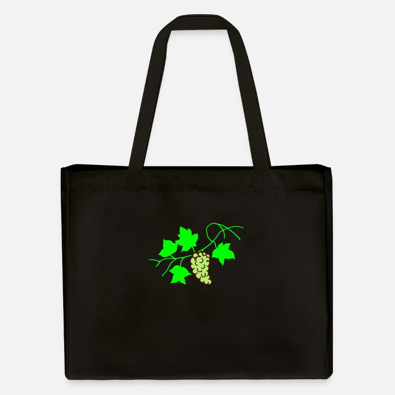 Grapes - Stanley/Stella recycelter Shopping Bag - Schwarz