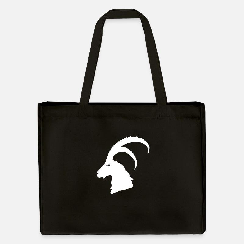 Steinbock - Stanley/Stella recycelter Shopping Bag - Schwarz