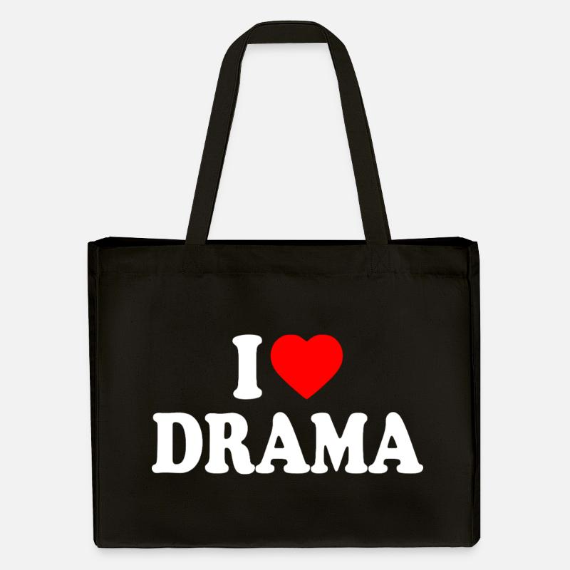 J’aime le drame - Cabas recyclé Stanley/Stella - noir
