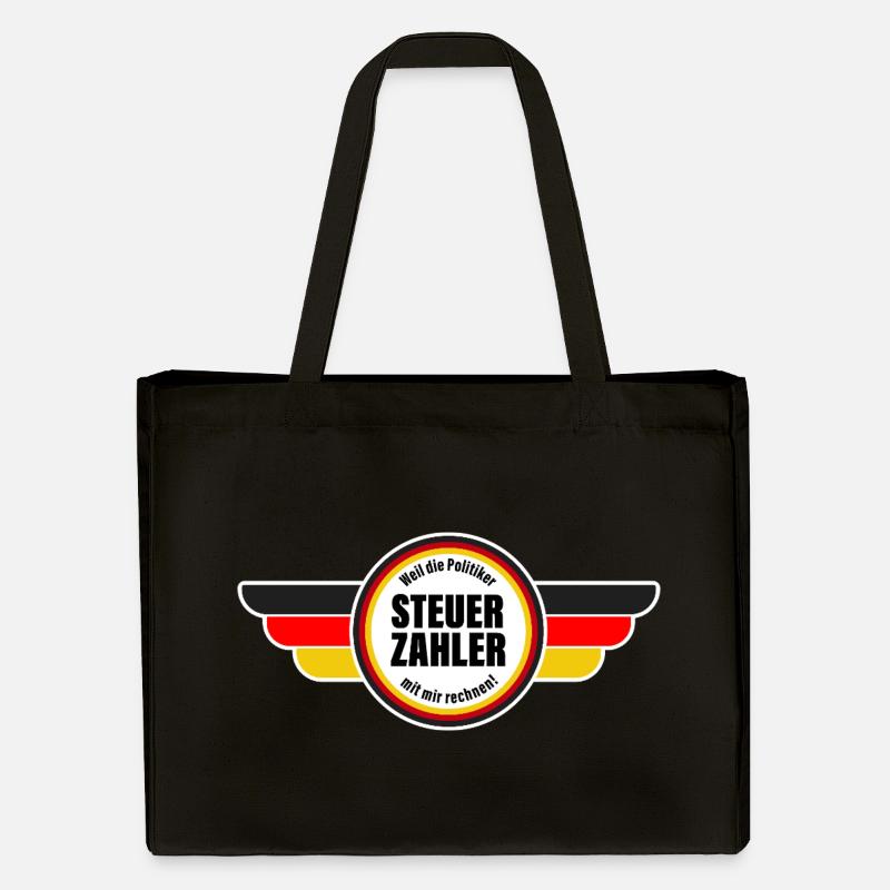Contribuables - Parce que les politiciens comptent sur moi ! - Cabas recyclé Stanley/Stella - noir