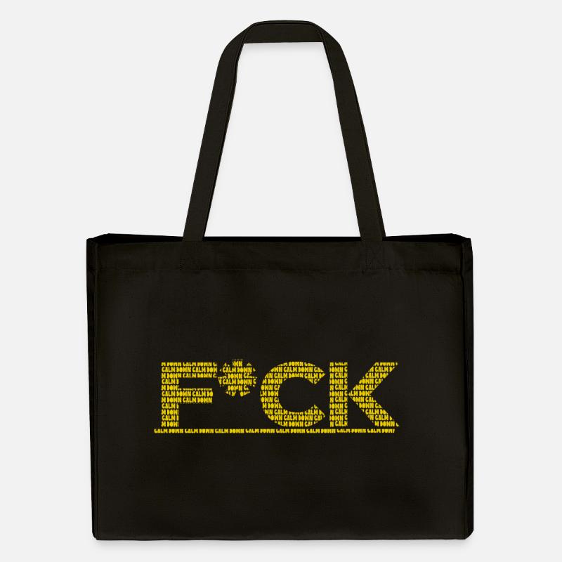 keep calm - Stanley/Stella recycelter Shopping Bag - Schwarz