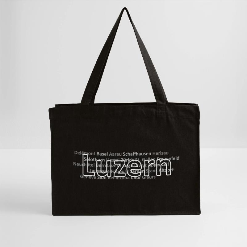 Schweizer Städte Luzern Stanley/Stella recycelter Shopping Bag