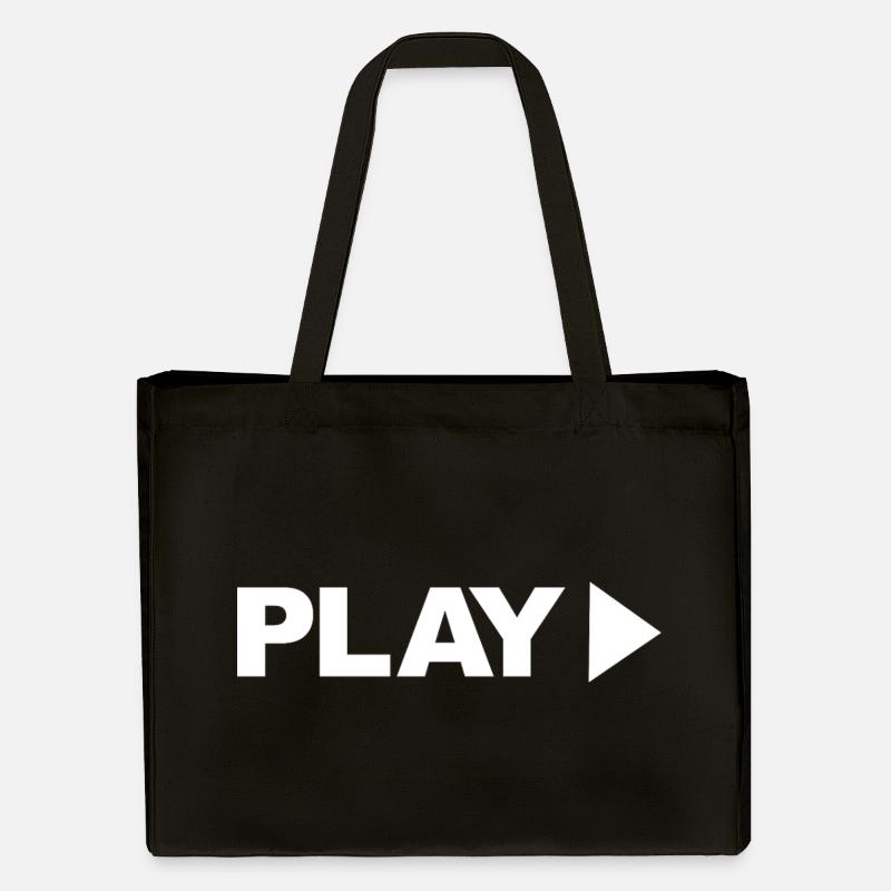 Play - Stanley/Stella Recycled Shopping Bag - black
