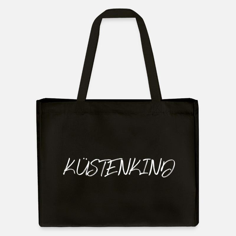 Coastal Child, blanc - Cabas recyclé Stanley/Stella - noir