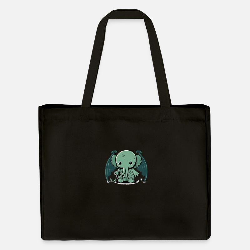 Bébé Cthulhu - Cabas recyclé Stanley/Stella - noir