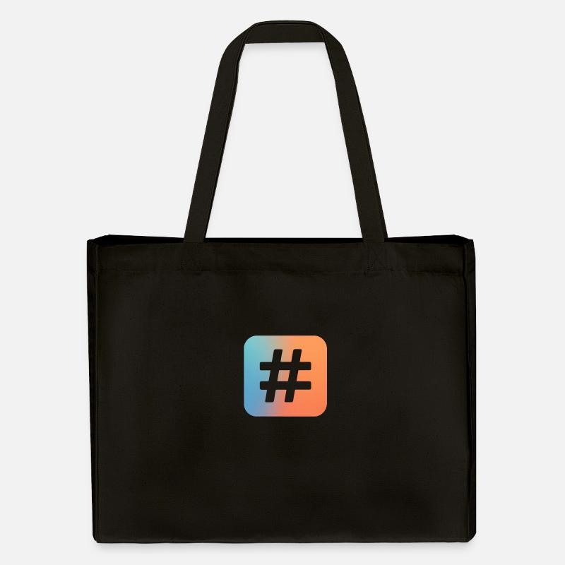 HashtagSummer - Cabas recyclé Stanley/Stella - noir