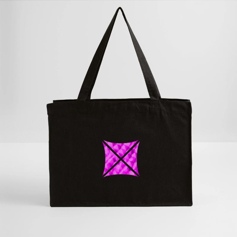 Conception de polygone abstrait rose Cabas recyclé Stanley/Stella