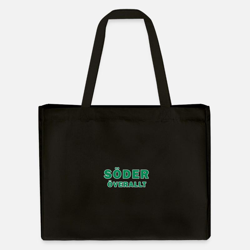 South Everywhere Text Graphics - Stanley/Stella Recycled Shopping Bag - black