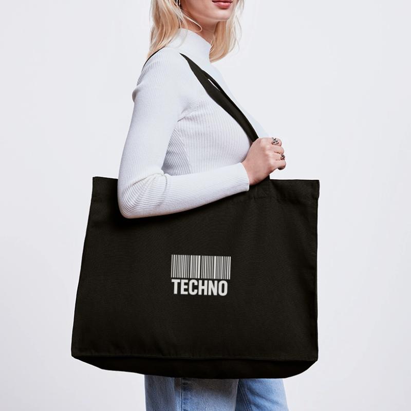Techno Barcode Pattern Stanley/Stella Recycled Shopping Bag