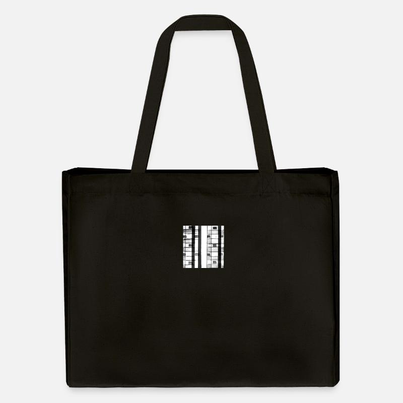 Begründung/1 - Stanley/Stella recycelter Shopping Bag - Schwarz