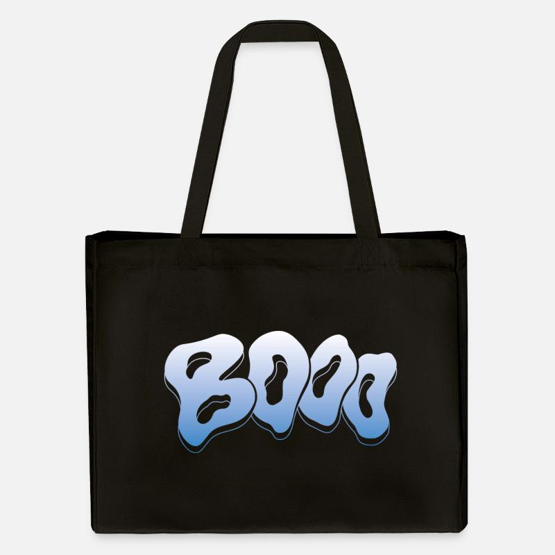 Gruseliger Geist - Stanley/Stella recycelter Shopping Bag - Schwarz