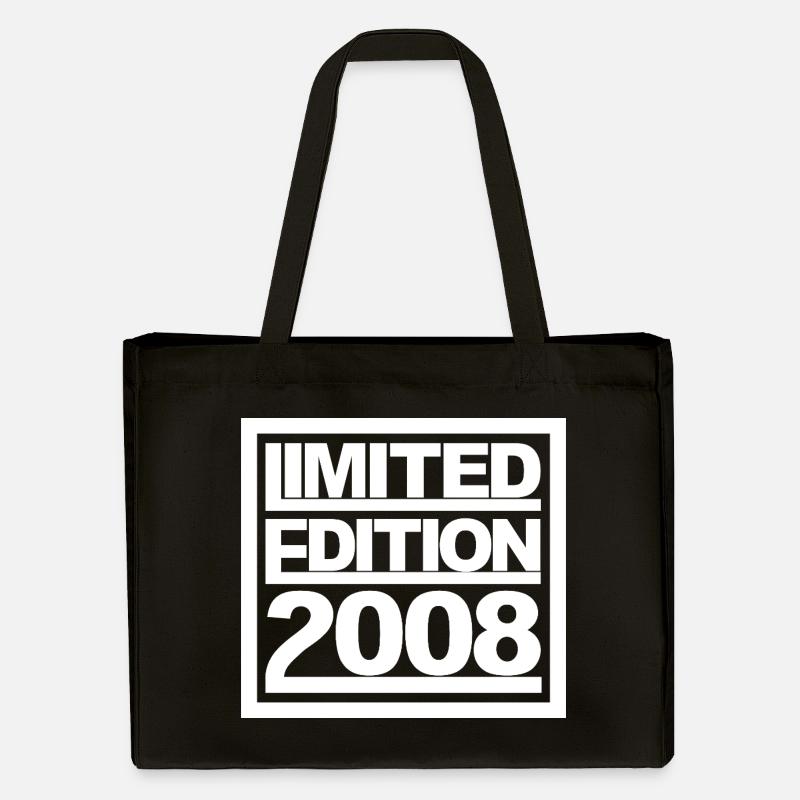Limited Edition 2008 Design Birthday - Stanley/Stella Recycled Shopping Bag - black