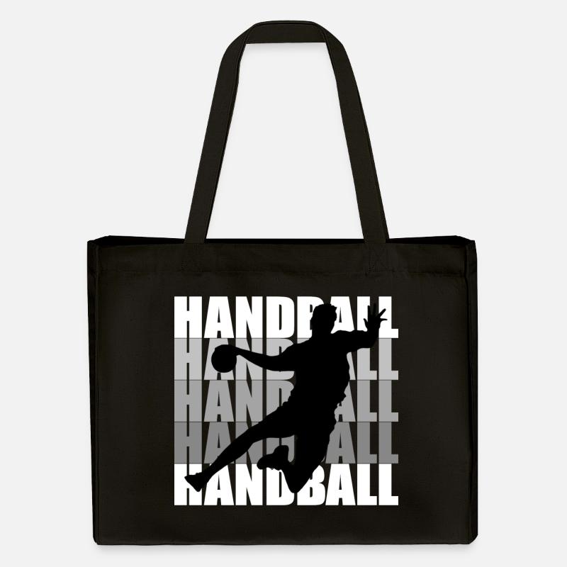 Handball - Stanley/Stella recycelter Shopping Bag - Schwarz