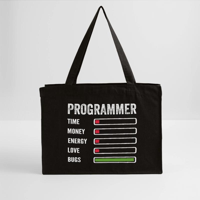 Entwickler Humor Programmierer Programmierer Programmierer Stanley/Stella recycelter Shopping Bag