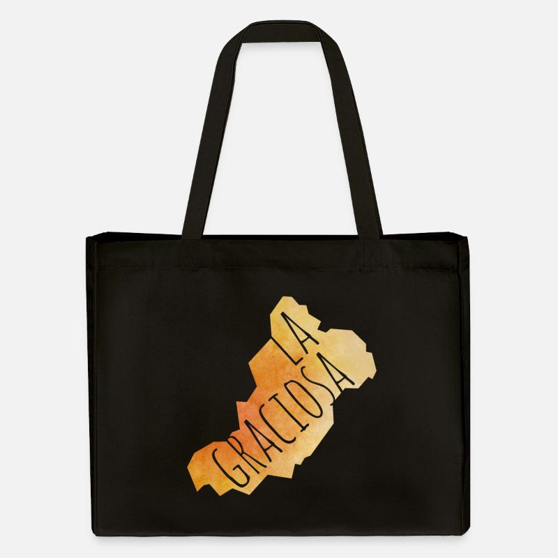 La Graciosa - Stanley/Stella recycelter Shopping Bag - Schwarz