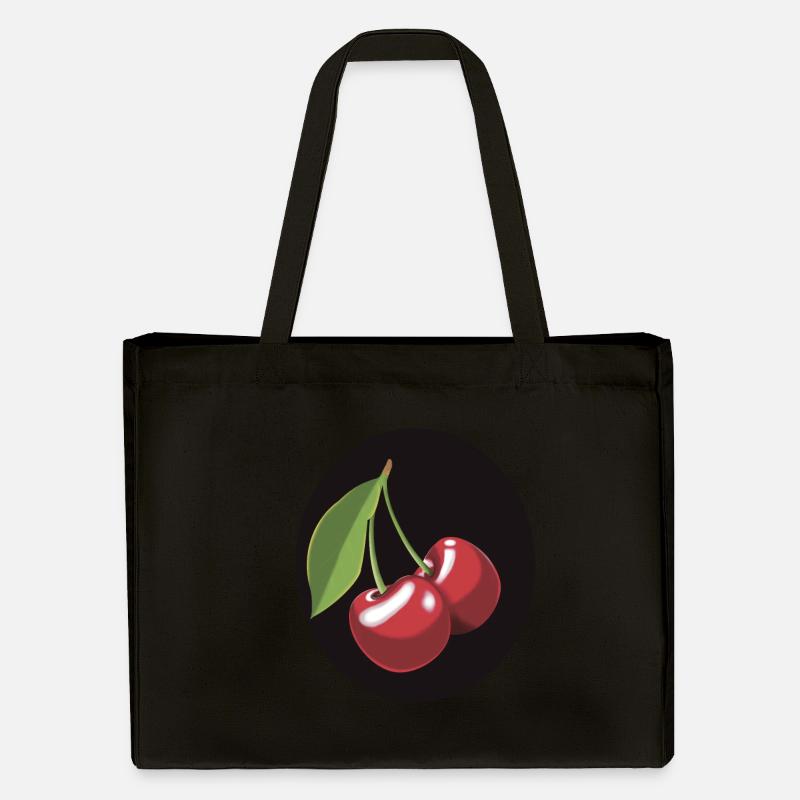 Cerisiers peints - Cabas recyclé Stanley/Stella - noir