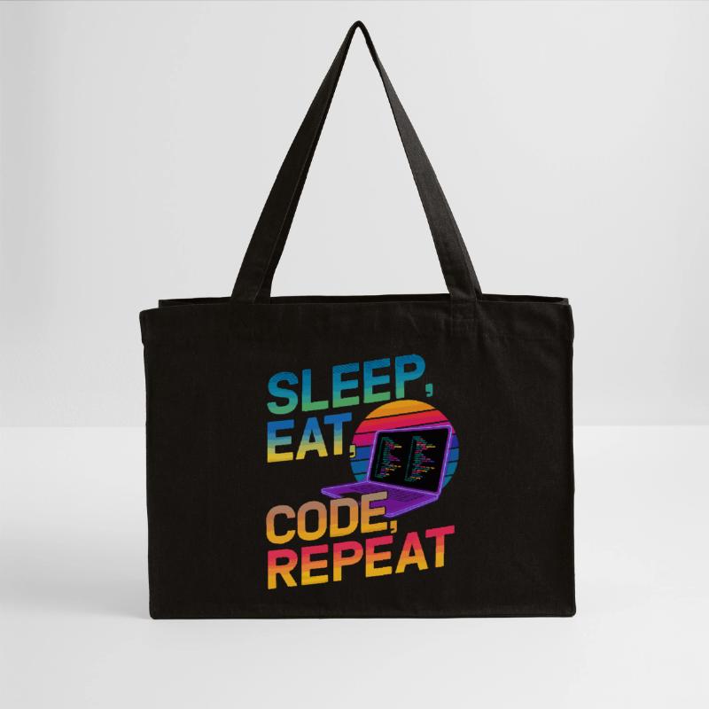 Sleep Eat Code Repeat Geschenk für Coder Stanley/Stella recycelter Shopping Bag