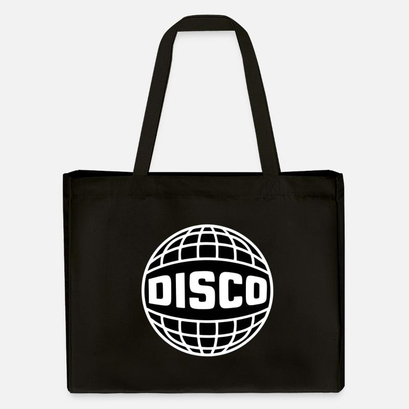 DISCO Kugel - Stanley/Stella recycelter Shopping Bag - Schwarz