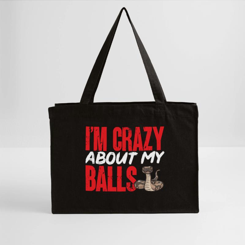 Ball Python Schlange Königspython Stanley/Stella recycelter Shopping Bag