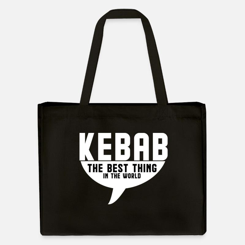 kebab la meilleure chose au monde - Cabas recyclé Stanley/Stella - noir