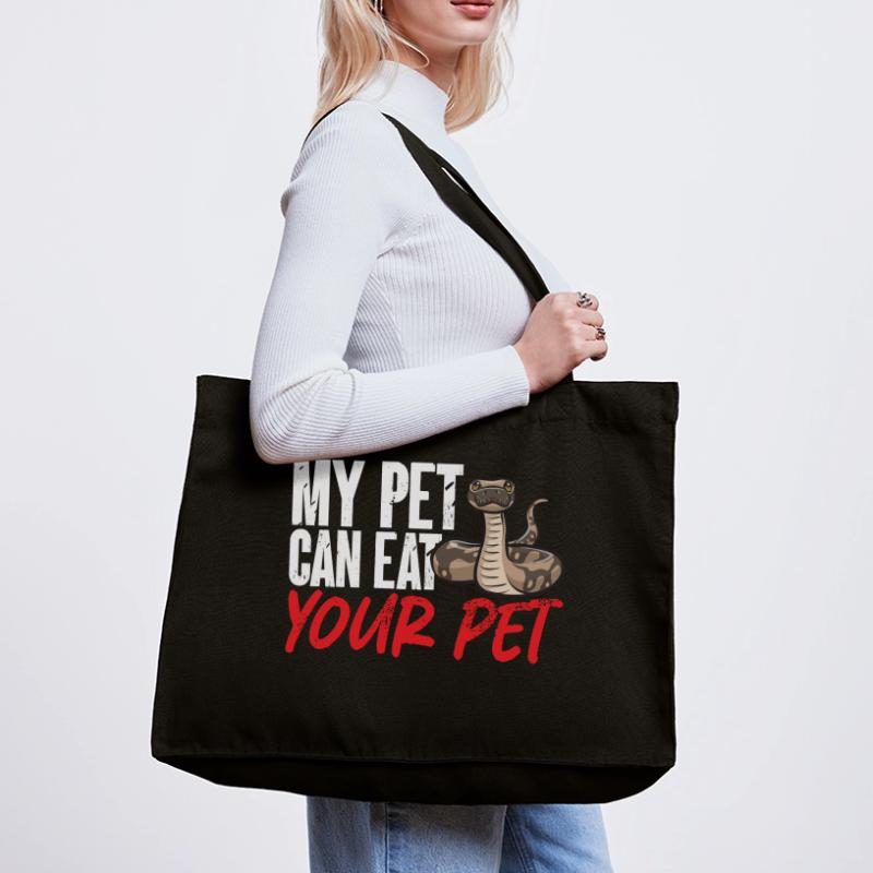 Ball Python Schlange Königspython Stanley/Stella recycelter Shopping Bag