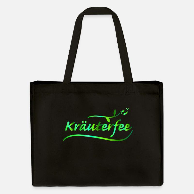 Fée aux herbes (b) - Cabas recyclé Stanley/Stella - noir