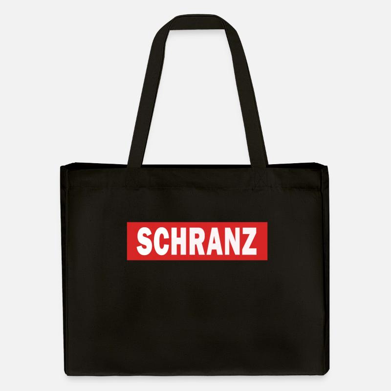 Schranz - Electro Dance Music Techno - Stanley/Stella recycelter Shopping Bag - Schwarz