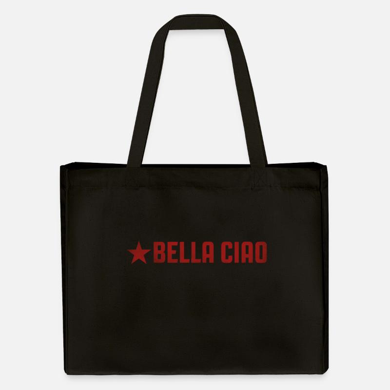 Partisanengesang - Stanley/Stella recycelter Shopping Bag - Schwarz