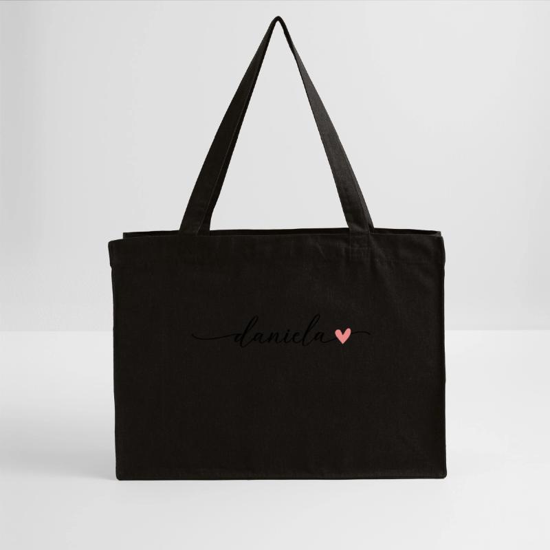 Daniela Last name First name Calligraphy Script Stanley/Stella Recycled Shopping Bag