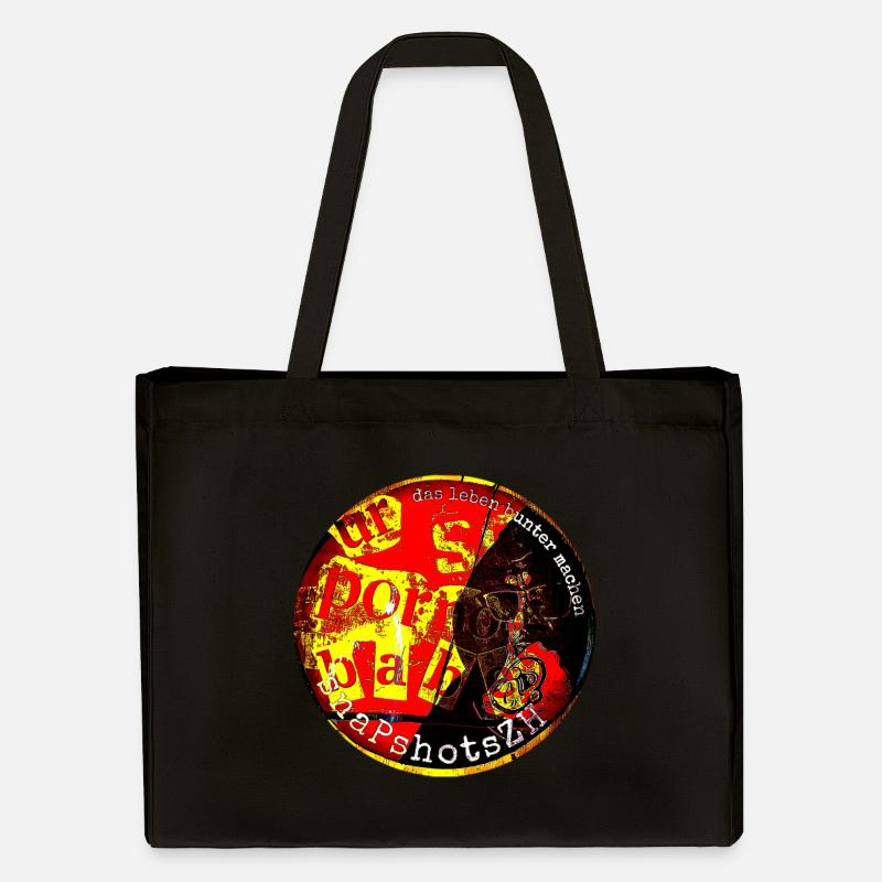 URSP - Stanley/Stella recycelter Shopping Bag - Schwarz