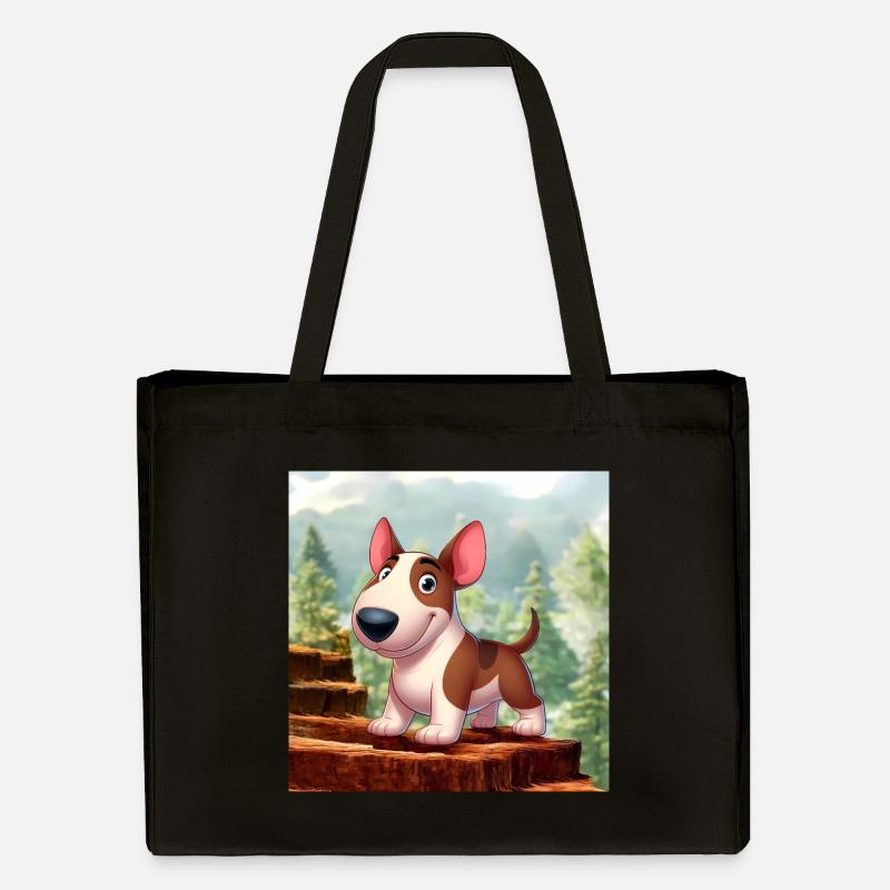 Bullterrier 2 - Stanley/Stella recycelter Shopping Bag - Schwarz