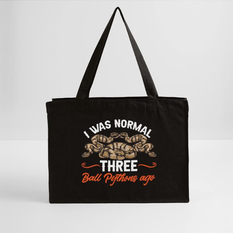 Ball Python Schlange Königspython Stanley/Stella recycelter Shopping Bag